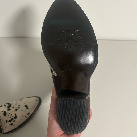 Idyllwind Miranda Lambert Cowboy Boots Cowhide Leather White Womens 7 Western - Picture 6 of 6